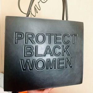 •Protect Black Women•Statement Tote